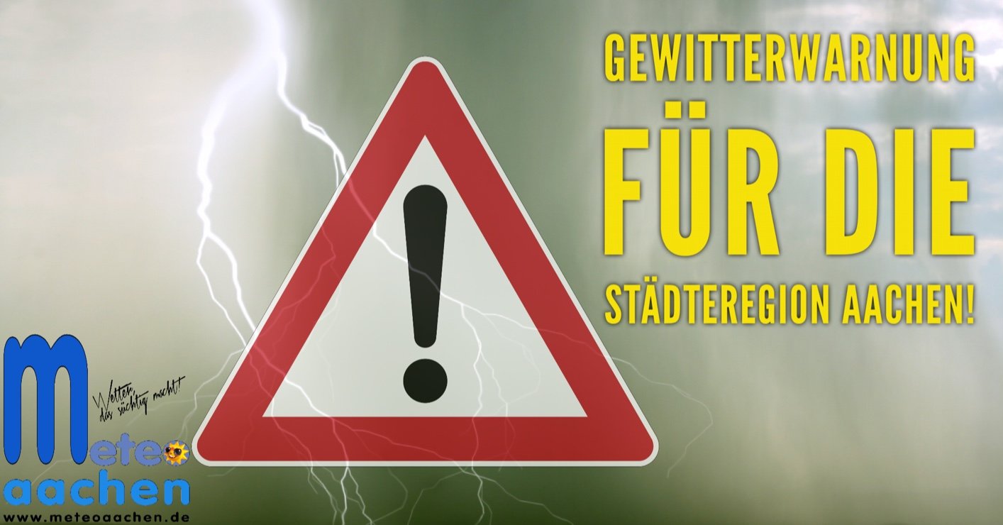 Gewitterwarnung vom 4. Mai
