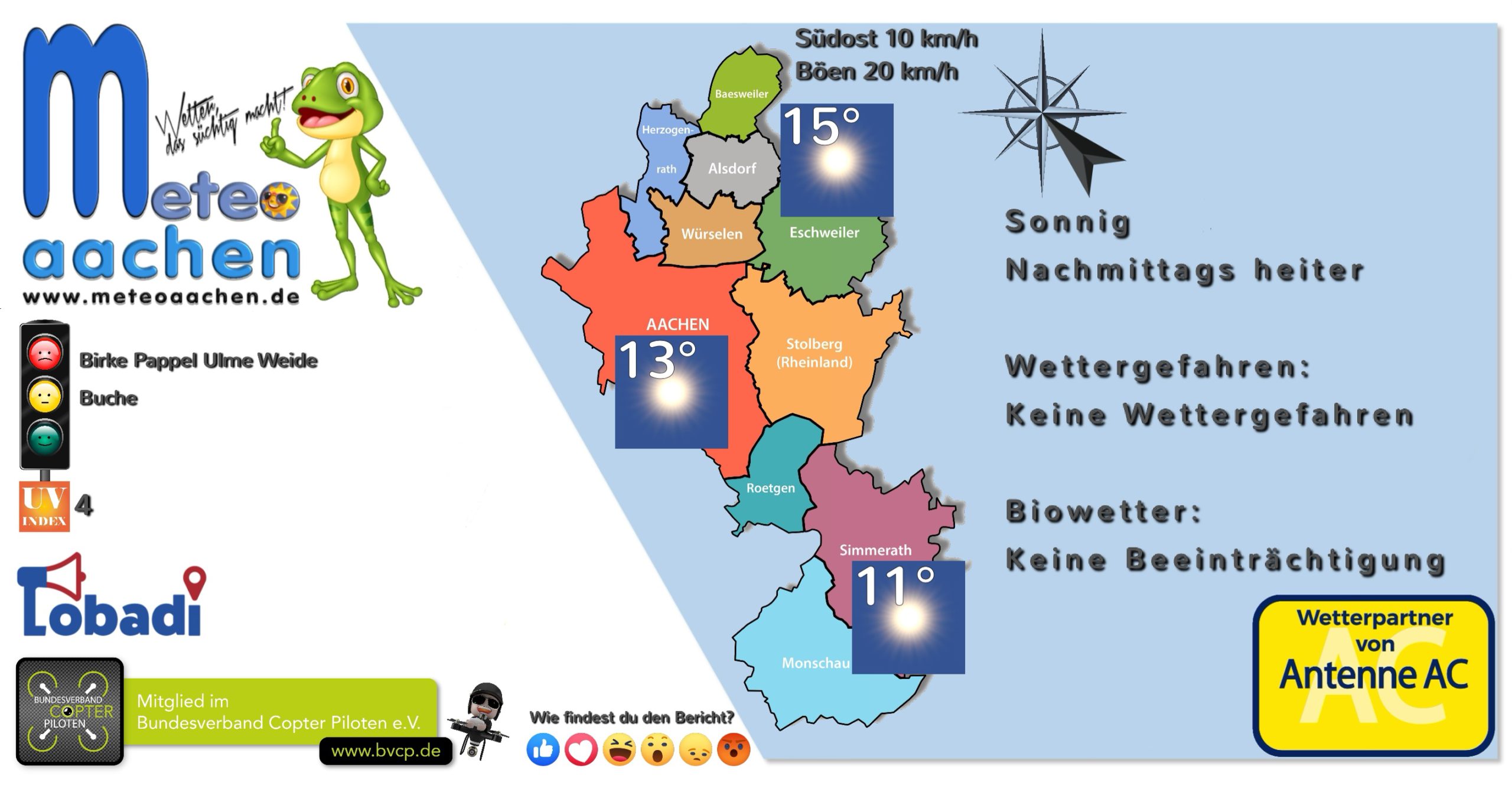 Erschreckt