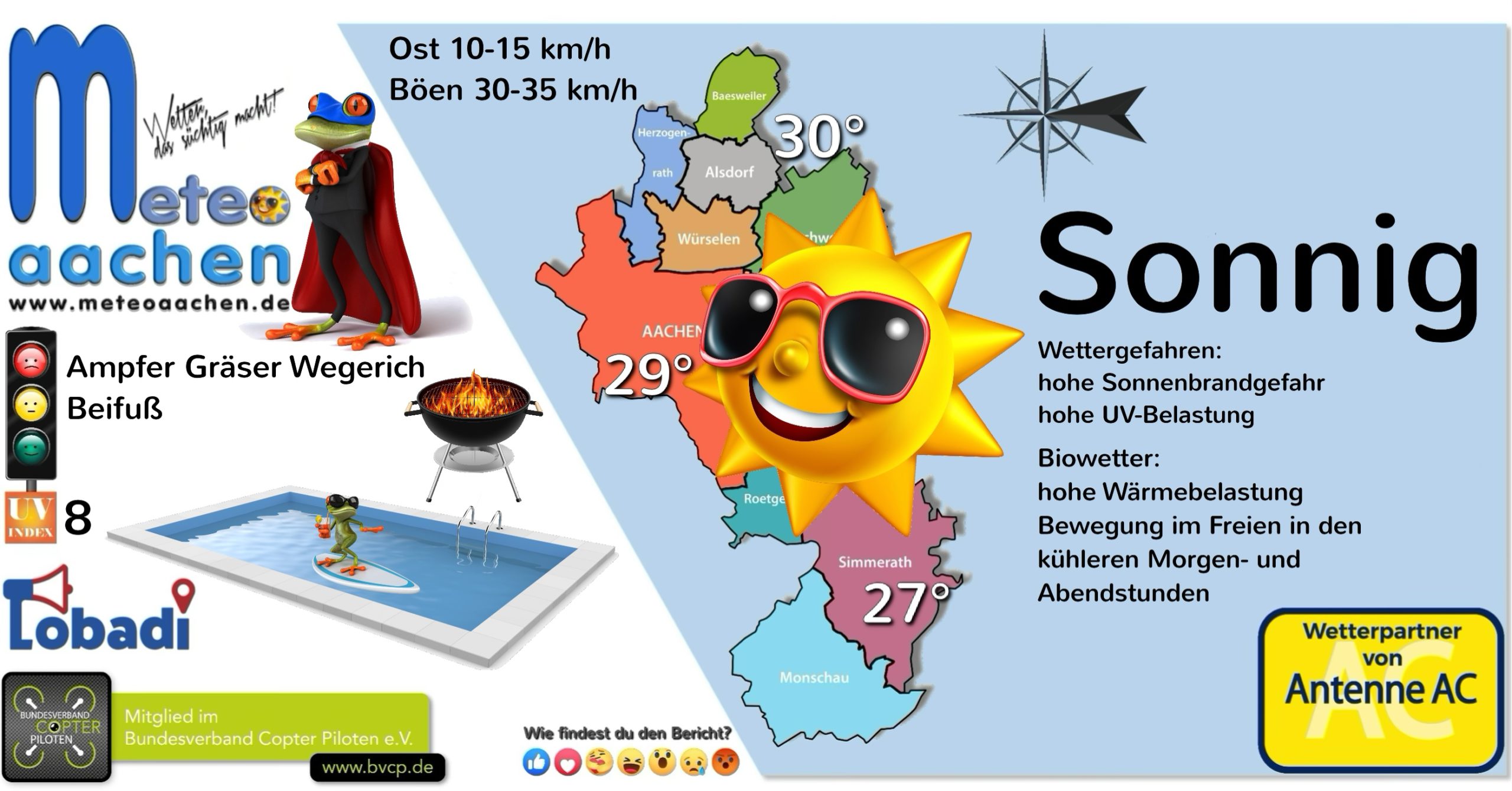 Hochsommerlich