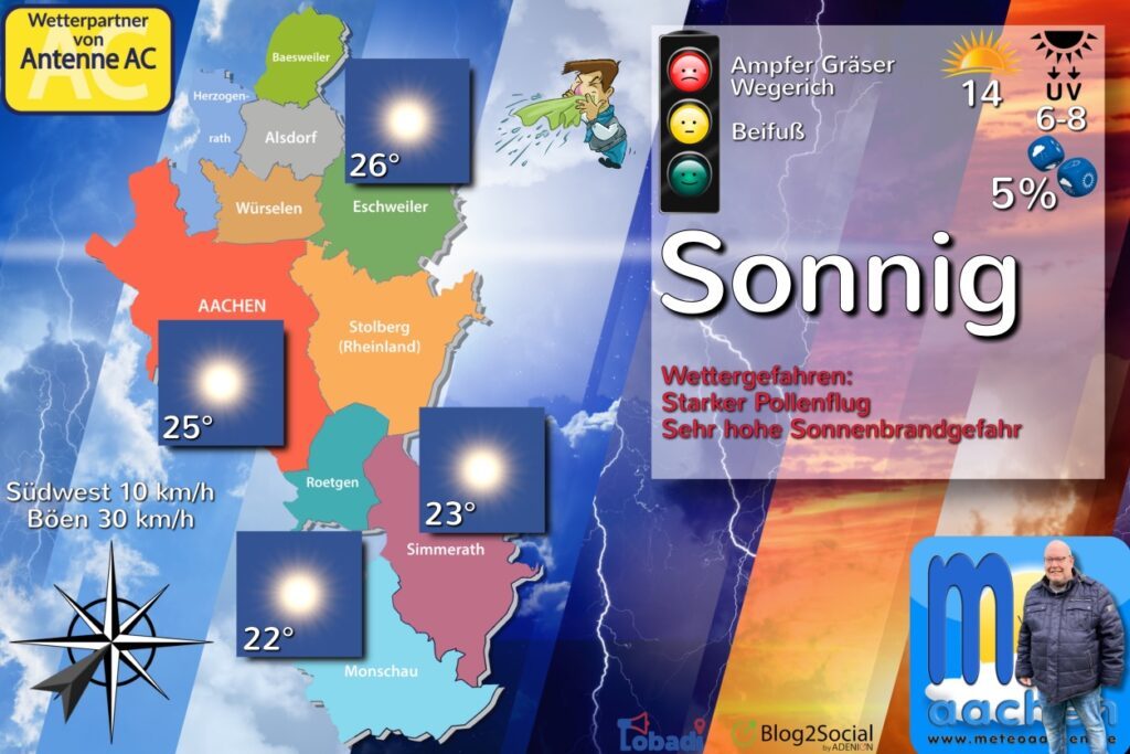 Erstklassiger Sommertag