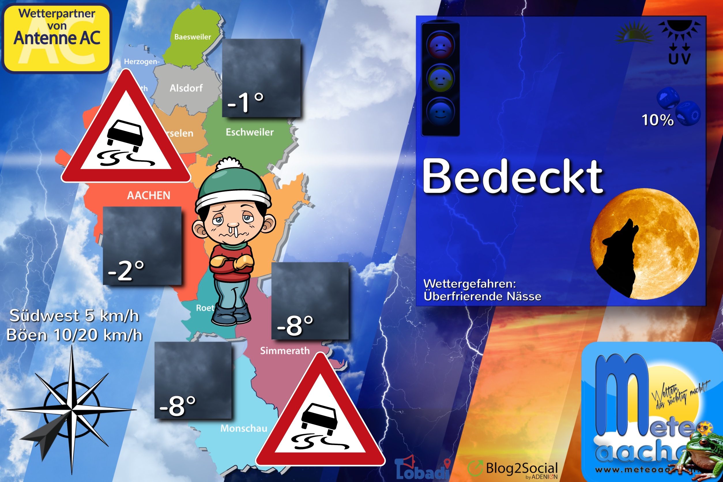 Frostbeulen-Alarm