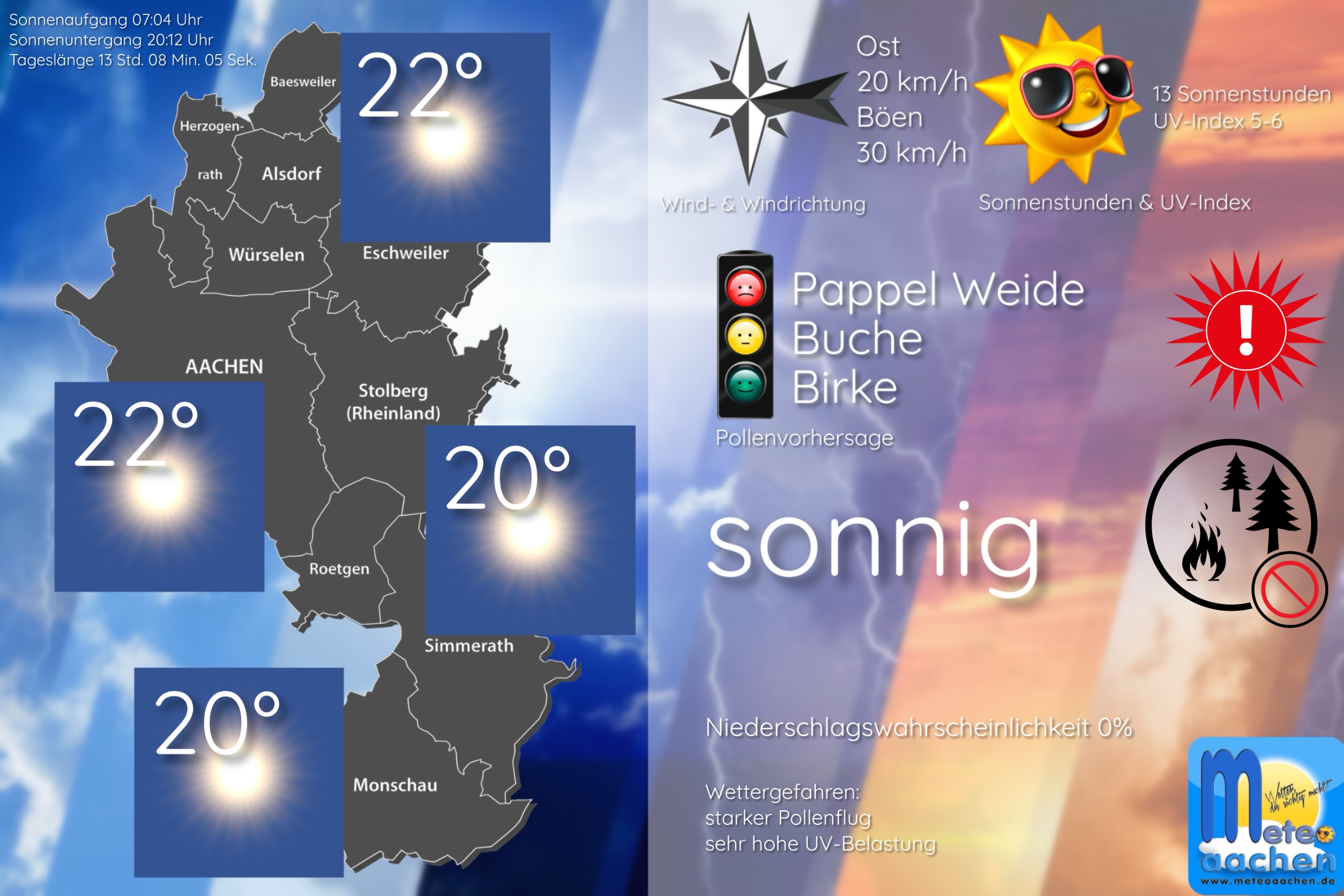 Und täglich
